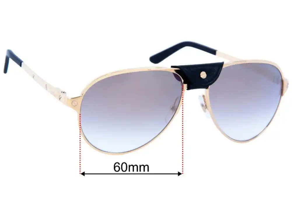 Cartier CT0034S 60mm Replacement Lenses
